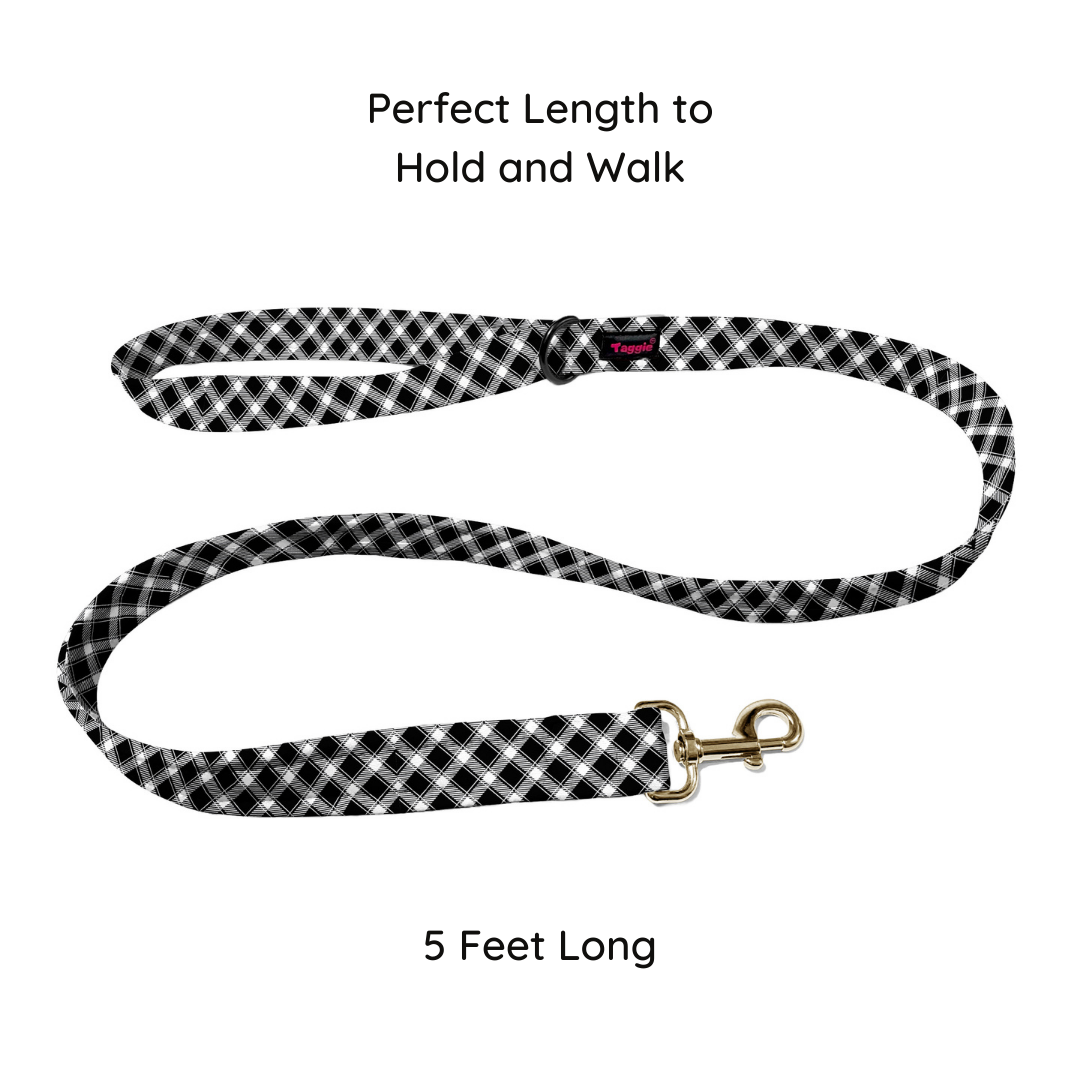 Checker Chic Collar-Leash