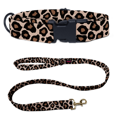 Cheetah Chic Collar-Leash