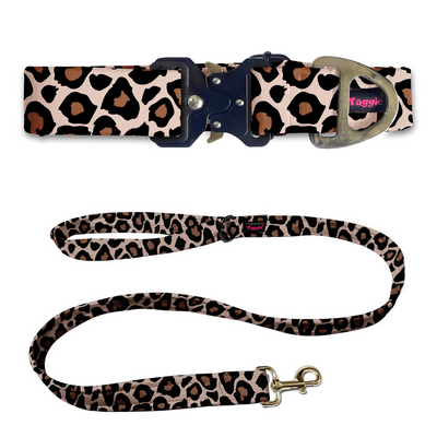 Cheetah Chic Collar-Leash