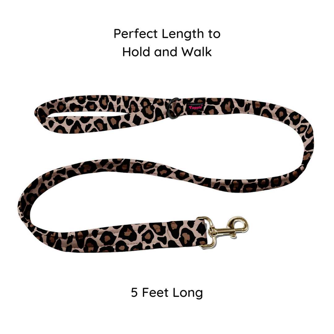 Cheetah Chic Collar-Leash