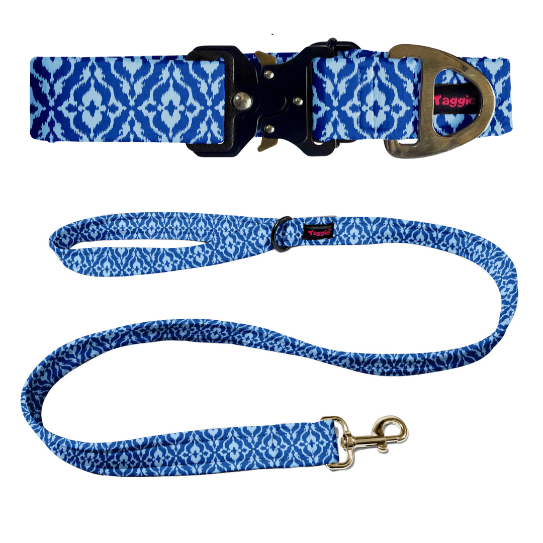 Indigo Charm Collar-Leash