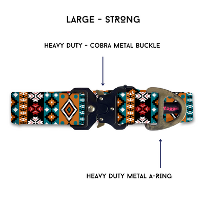 Earthy Hues - Collar & Tag