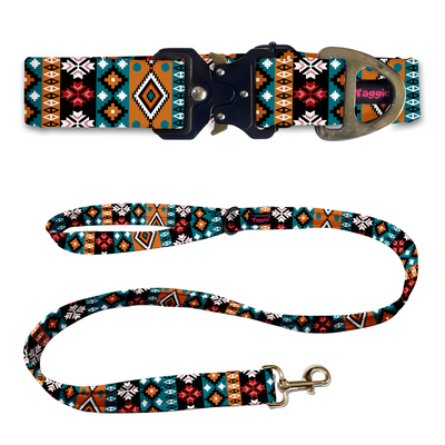 Earthy Hues Collar-Leash