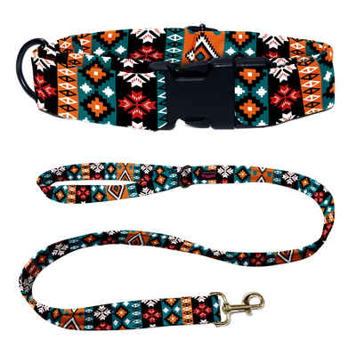 Earthy Hues Collar-Leash