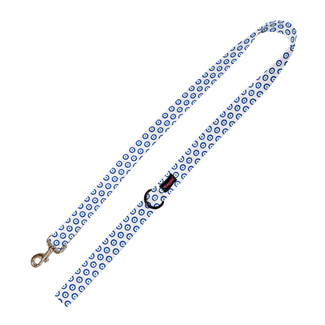 Evil Eye White Leash