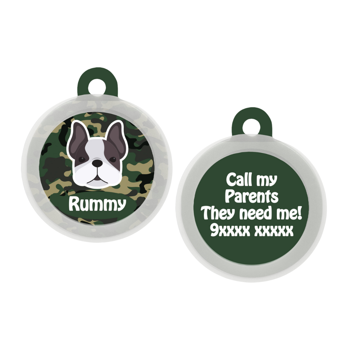 French Bulldog  - Collar & Tag