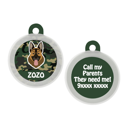 German Shepherd - Collar & Tag