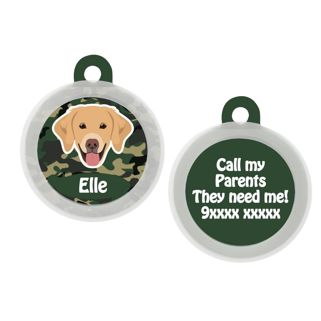 Golden Retriever - Collar & Tag