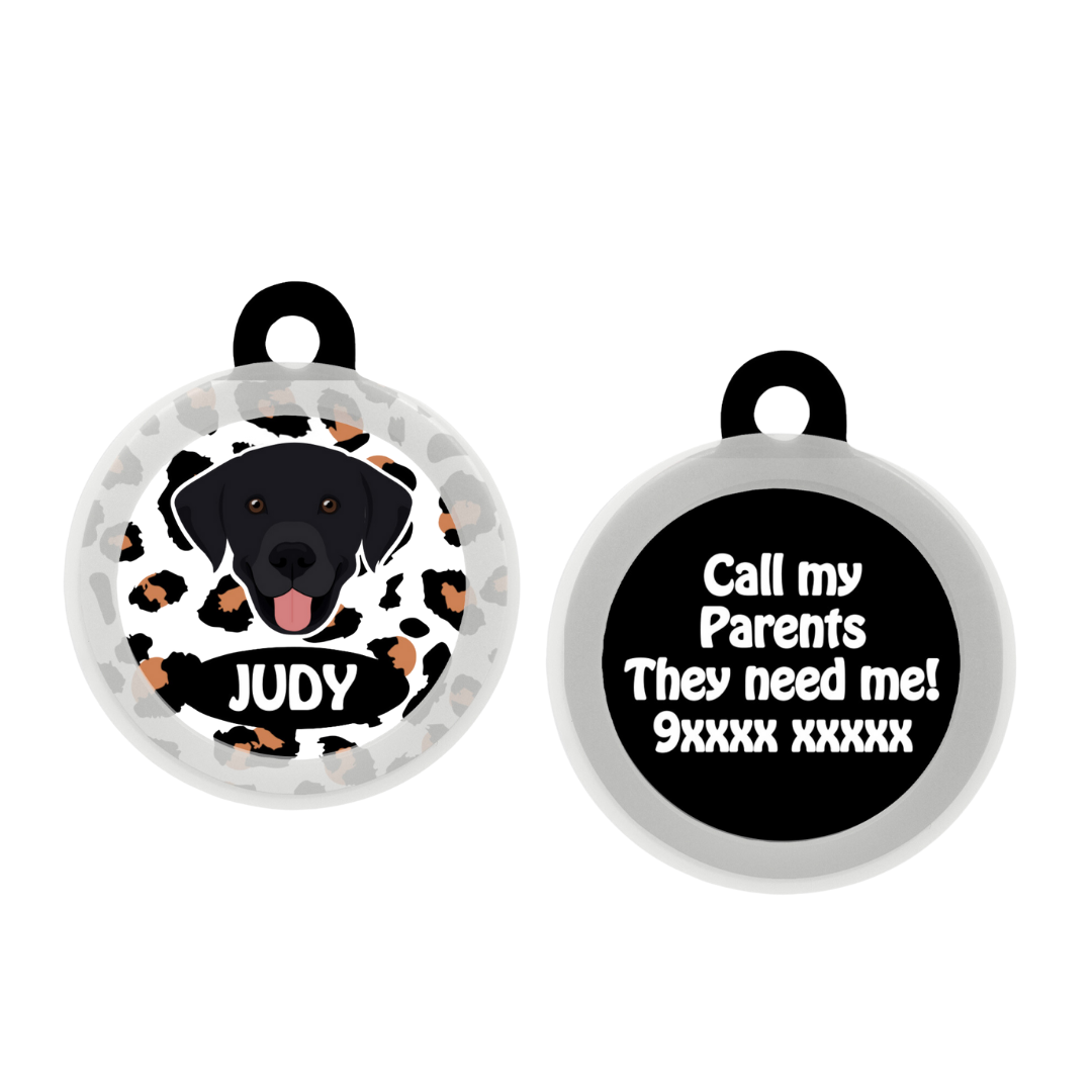 Labrador (Black) - Collar & Tag
