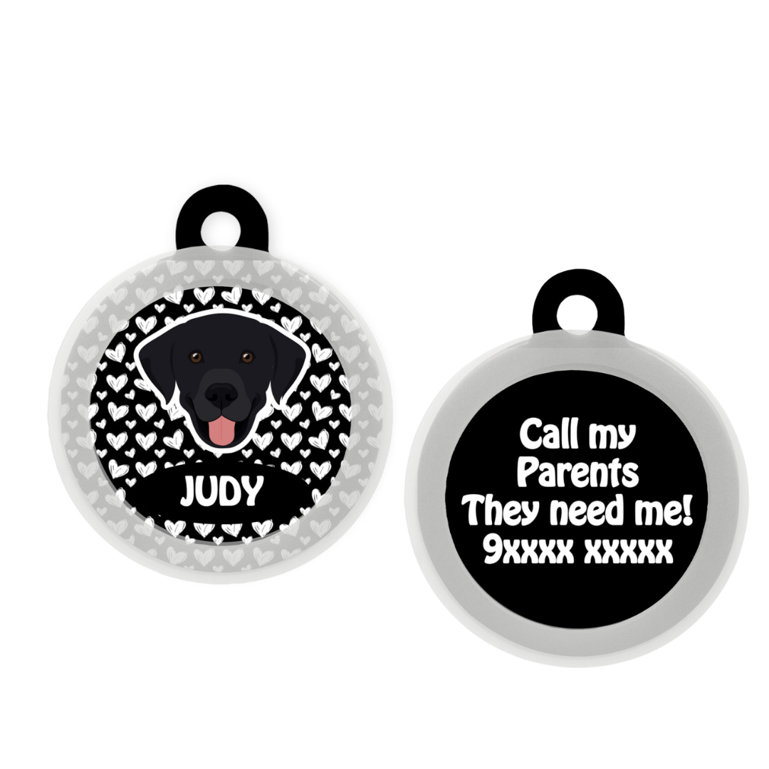 Labrador (Black) - Collar & Tag