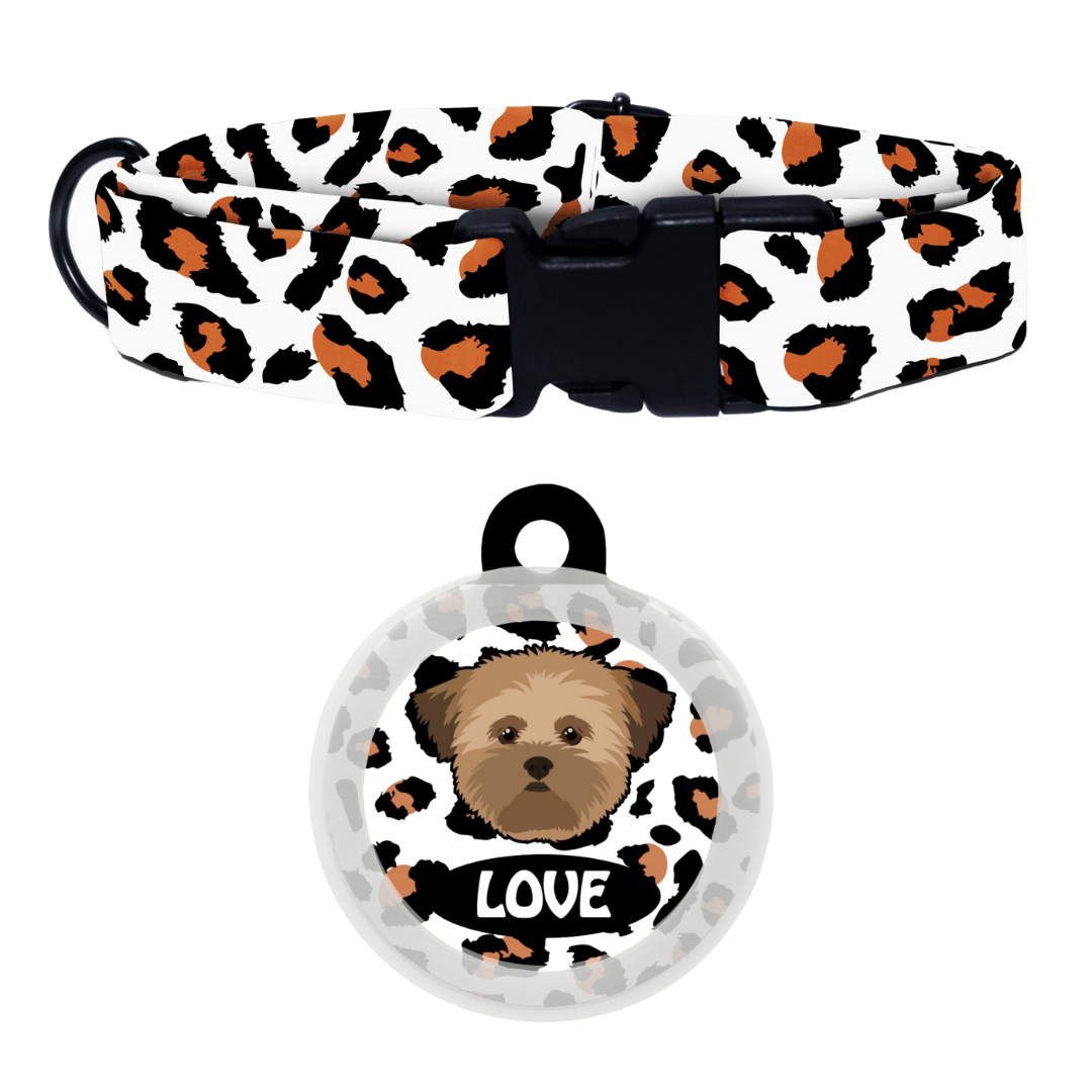 Lhasa Apso [Brown]- Collar & Tag