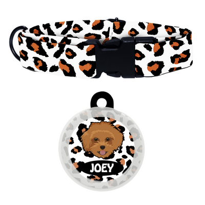 Maltipoo Brown - Collar & Tag