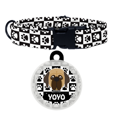 Mastiff  - Collar & Tag