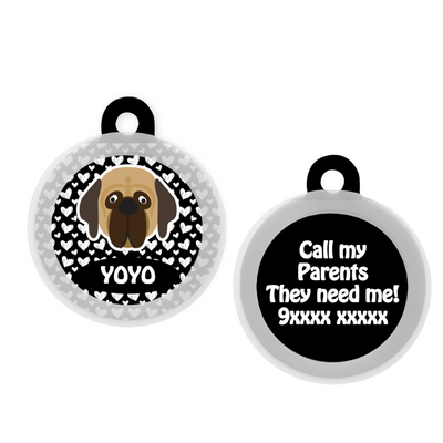 Mastiff  - Collar & Tag