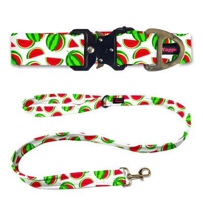 Melon Mingle Collar-Leash