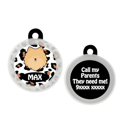 Pomeranian - Collar & Tag