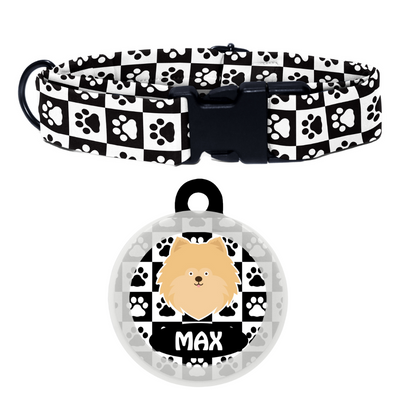 Pomeranian - Collar & Tag