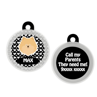 Pomeranian - Collar & Tag