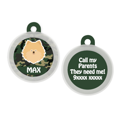 Pomeranian - Collar & Tag