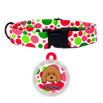 Poodle - Brown - Collar & Tag