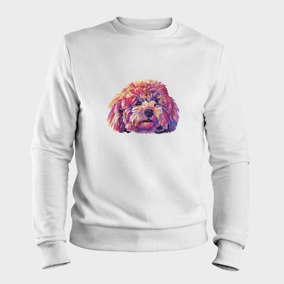 Poodle Art Sweatshirt