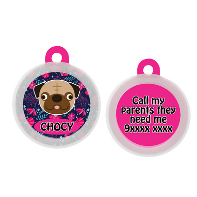 Pug - Collar & Tag