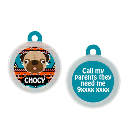 Pug - Collar & Tag