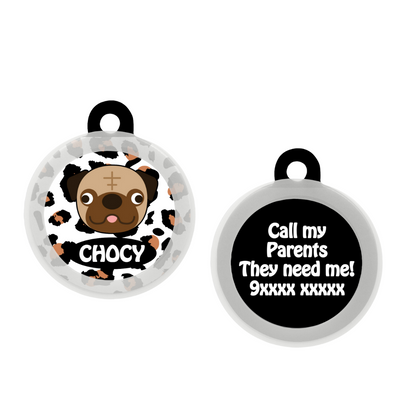 Pug - Collar & Tag