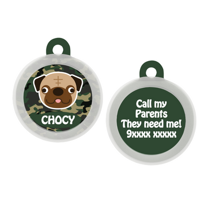 Pug - Collar & Tag