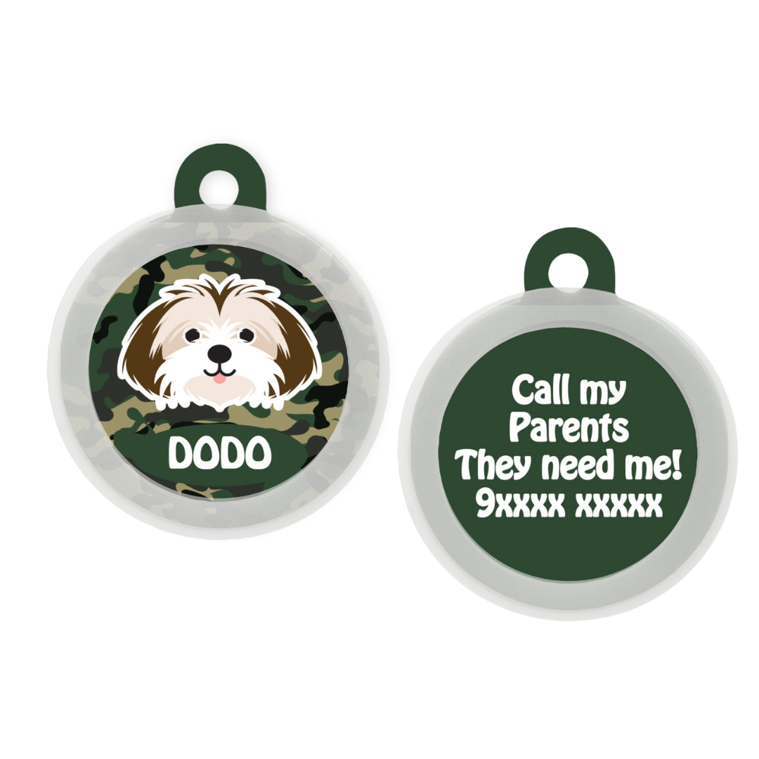 Shih Tzu (Flaticon) - Collar & Tag