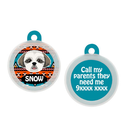 Shih Tzu  - Collar & Tag