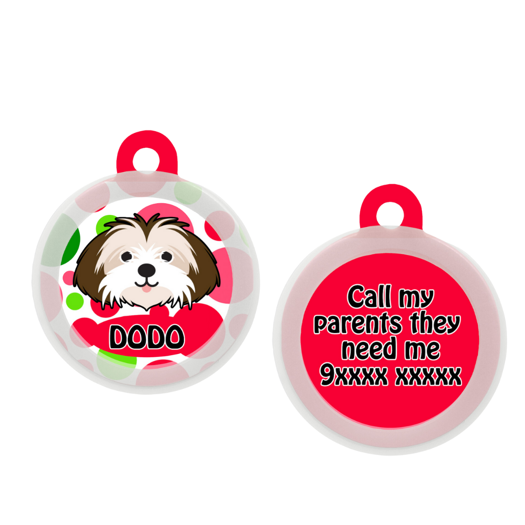 Shih Tzu (Flaticon) - Collar & Tag