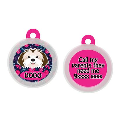 Shih Tzu (Flaticon) - Collar & Tag