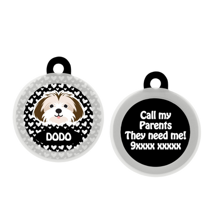 Shih Tzu (Flaticon) - Collar & Tag