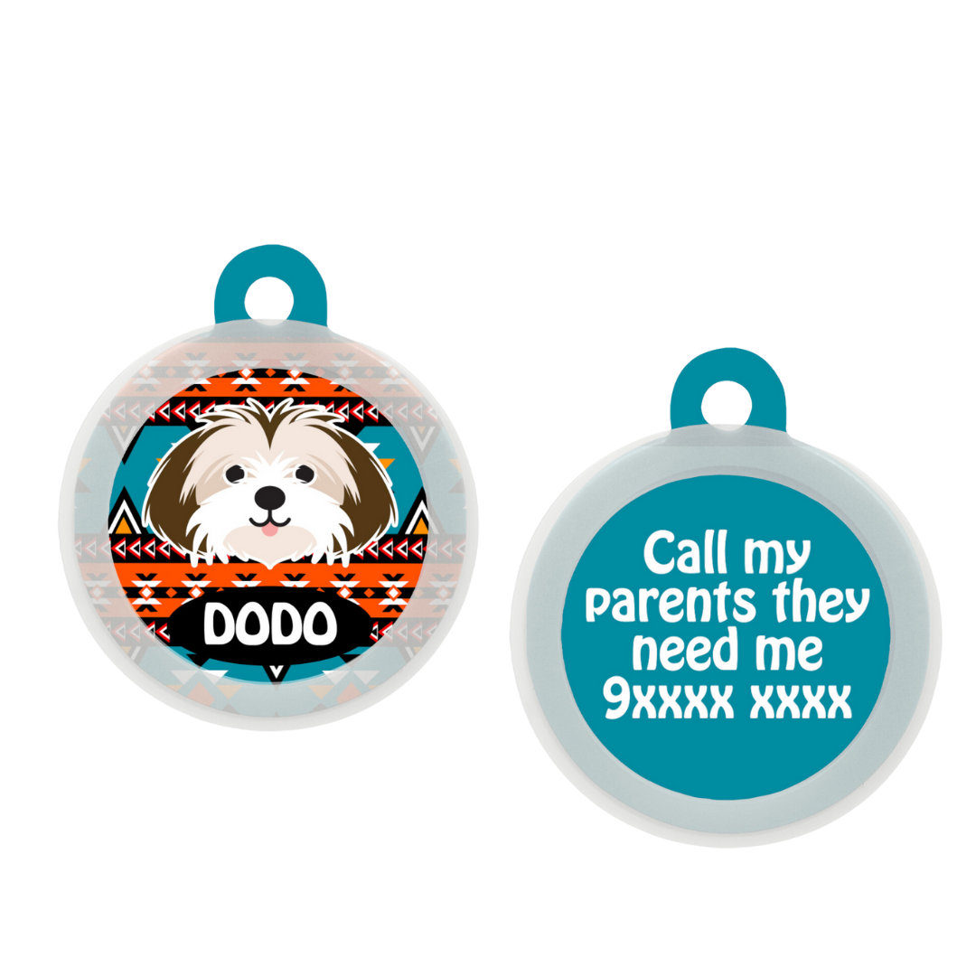 Shih Tzu (Flaticon) - Collar & Tag