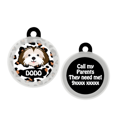 Shih Tzu (Flaticon) - Collar & Tag