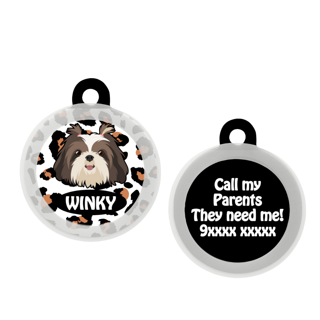 Shih Tzu (Long Hair) - Collar & Tag