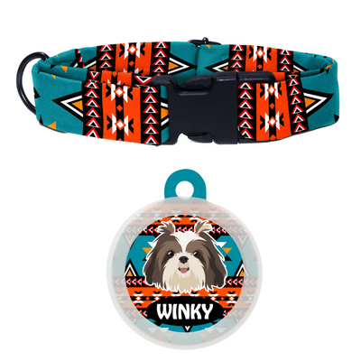 Shih Tzu (Long Hair) - Collar & Tag