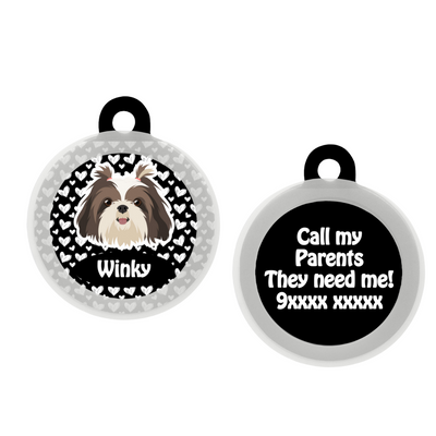 Shih Tzu (Long Hair) - Collar & Tag