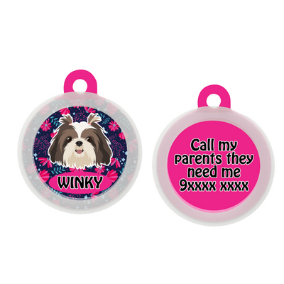 Shih Tzu (Long Hair) - Collar & Tag