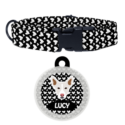 Indie white - Collar & Tag