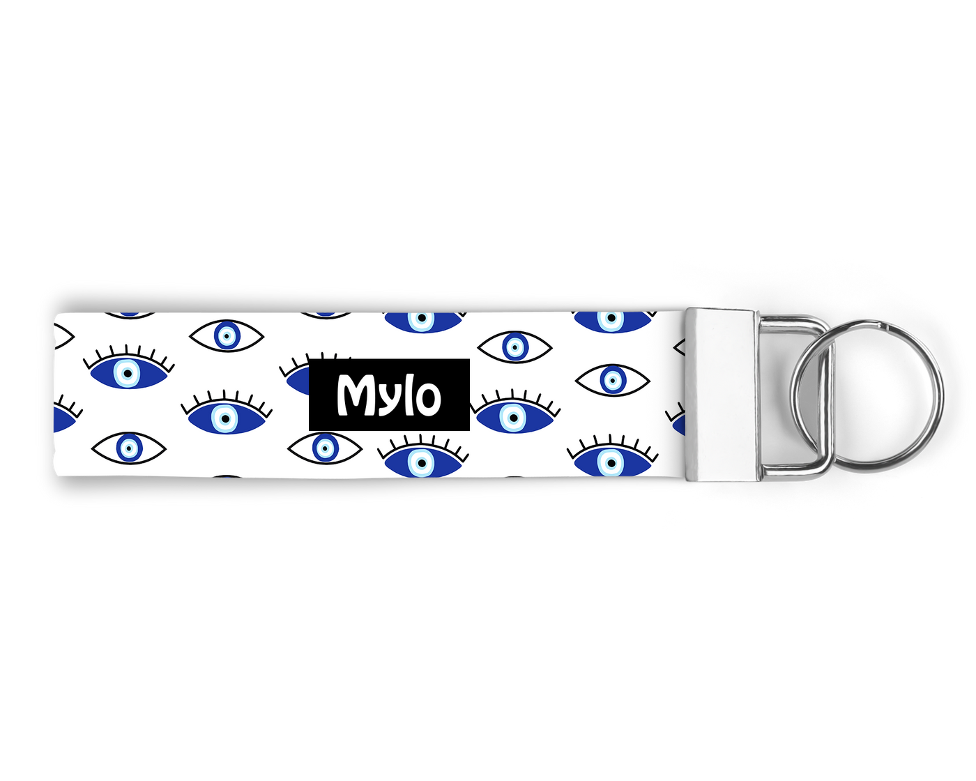 Mystic Evil Eye White - Keychain