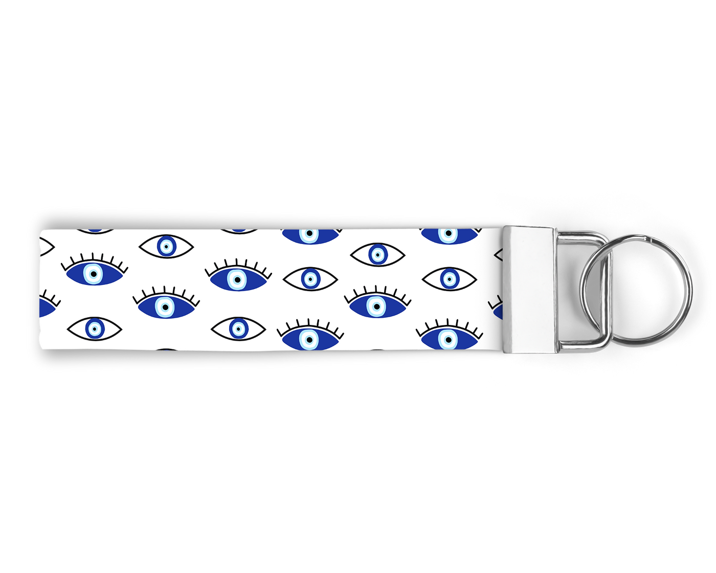 Mystic Evil Eye White - Keychain