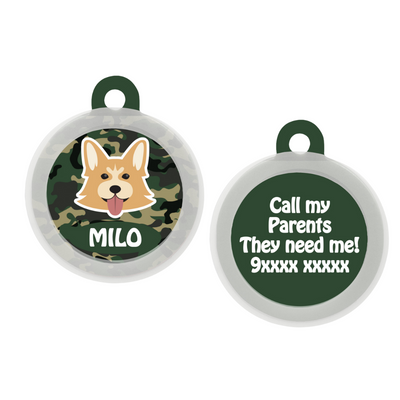 Welsh Corgi - Collar & Tag