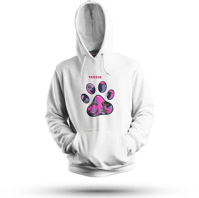 Paw Camouflage Pink Hoodie