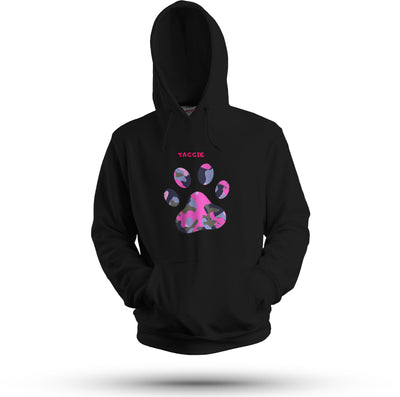 Paw Camouflage Pink Hoodie