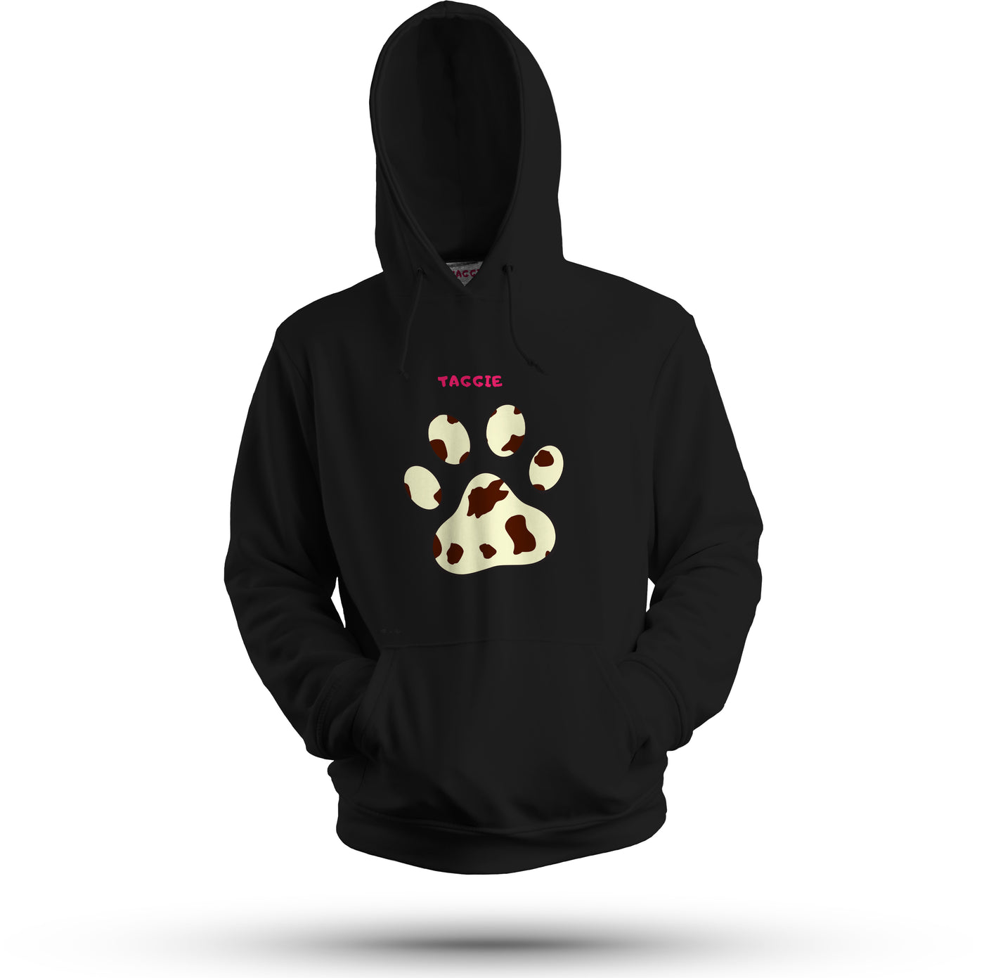 Paw Brown Animal Print Hoodie