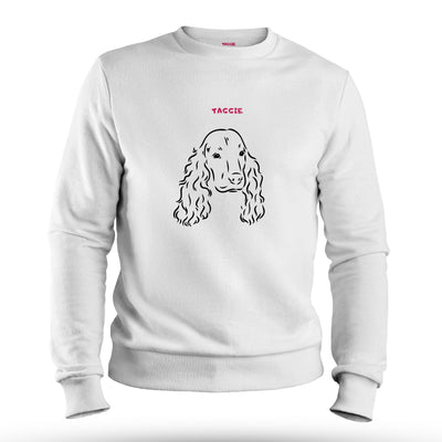 English Cocker Spaniel Silhouette Sweatshirt