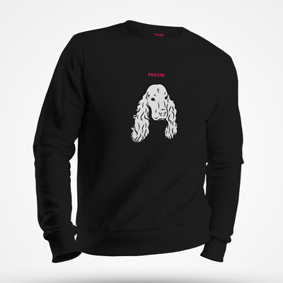English Cocker Spaniel Silhouette Sweatshirt