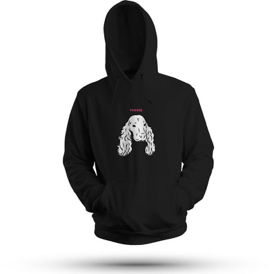 English Cocker Spaniel Silhouette Hoodie